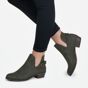 Just fab grey booties
